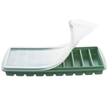 

WANYNG Ice Cube Mold Household Silicone Ice Tray With Lid Ice Tray Homemade Model 10 Ice Cream Box frozen mold bar B