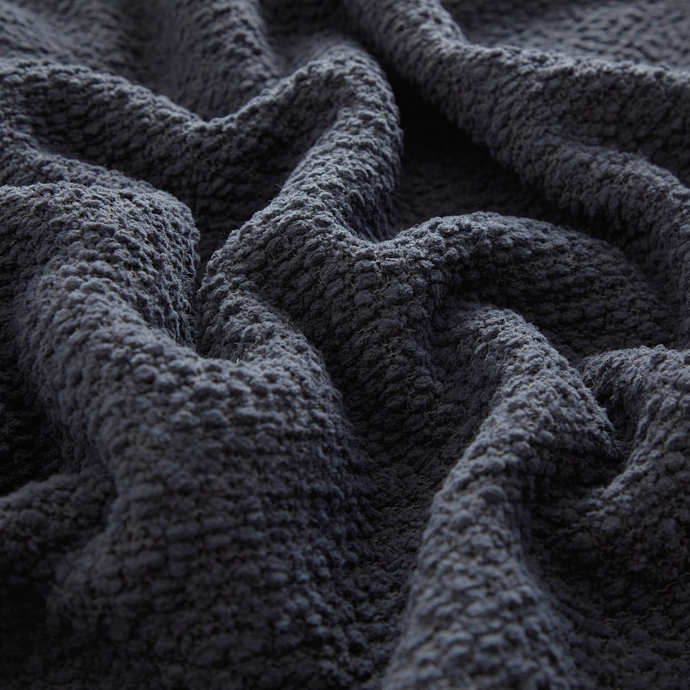 Mainstays Reversible Cozy Boucle Chenille Plush Throw, Greystone 50" x 70"