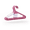 Pinkity, variant on Hangeroo® 100% Recycled Kids Hanger - 10 Pack in Oatmilk for Pants, Shirts, Jackets, and Entire Outfits