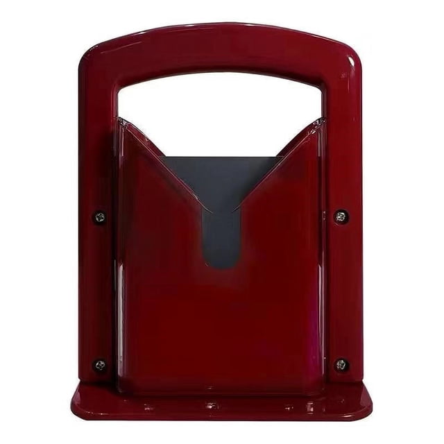 Red Portable Bread Bagel Slicer Cutter Guillotine Tool For Even Slicing Toaster Safe Kitchen Gadget For Bagels Buns 612G Easy To Use