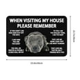 thumbnail image 2 of BAIANNAN Staffordshire Bull Terrier Doormat Non-Slip Kitchen Bath Mat Bedroom Balcony Floor Door Entrance Carpet Rug, 2 of 6