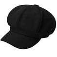 thumbnail image 6 of Women's Octagonal Newsboy Cap - Vintage 8 Panels Paperboy Visor Gatsby Cabbie Hat Painter Cap Sun Visor Beret Hats Lightweight Adjustable Fashion Trendy Hats for Outdoor Activities, Khaki, M, 6 of 8