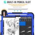 thumbnail image 3 of Funda robusta HXCASEAC iPad Air 11 M3 M2 2025 2024 Azul, 3 of 9