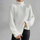 thumbnail image 1 of Suéter de cuello alto de moda para mujer, suéter de manga larga, suéter informal de cuello alto, suéter para mujer, 1 of 6