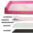 thumbnail image 7 of Exclusivo Mezcla Orthopedic Pet Bed for Medium Dogs 30"X20", L Shaped Waterproof Dog Beds with Removable Washable Cover, Pink, 7 of 7