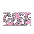 thumbnail image 1 of sweethay Alfombrilla de goma para escritorio para juegos, para movimientos cómodos y suaves del ratón, alfombrillas para ratón para juegos, Videojuegos y accesorios rosa gris, 1 of 6