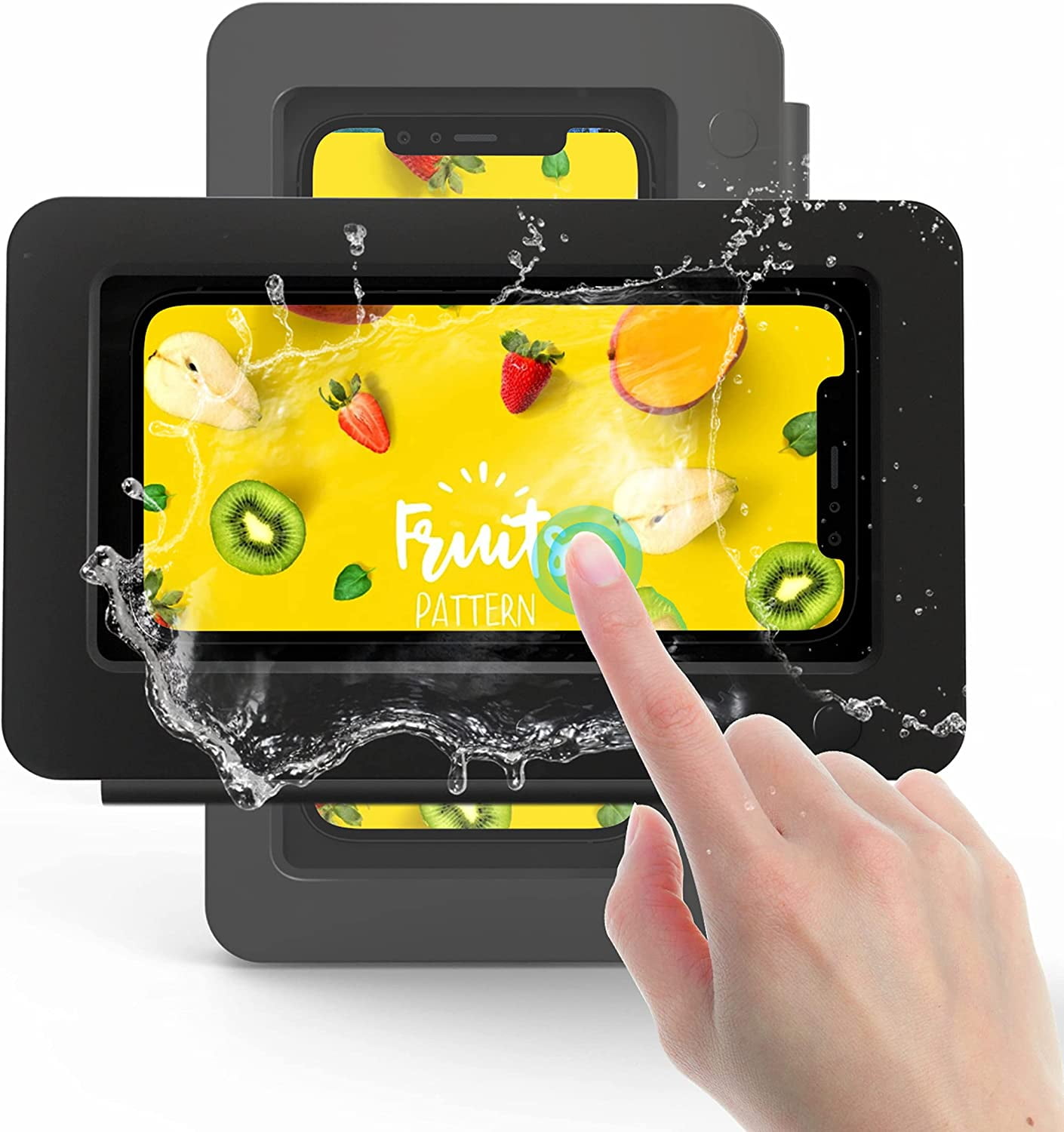 Shower Phone Holder Waterproof 360° Rotation Shower Phone Case HD Touch