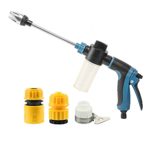 Waterblitz Pressure Washer Nozzle - High Pressure Water Gun with 360° Rotation & Several Spray Modes, Turbo Washer Attachment for Garden Hose, Car Washing, Patio & Courtyard Cleaning