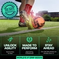 thumbnail image 6 of LUX Soccer Grip Calf Socks Red Adult Anti Slip Football Performance Socks EU 39-46, 6 of 9