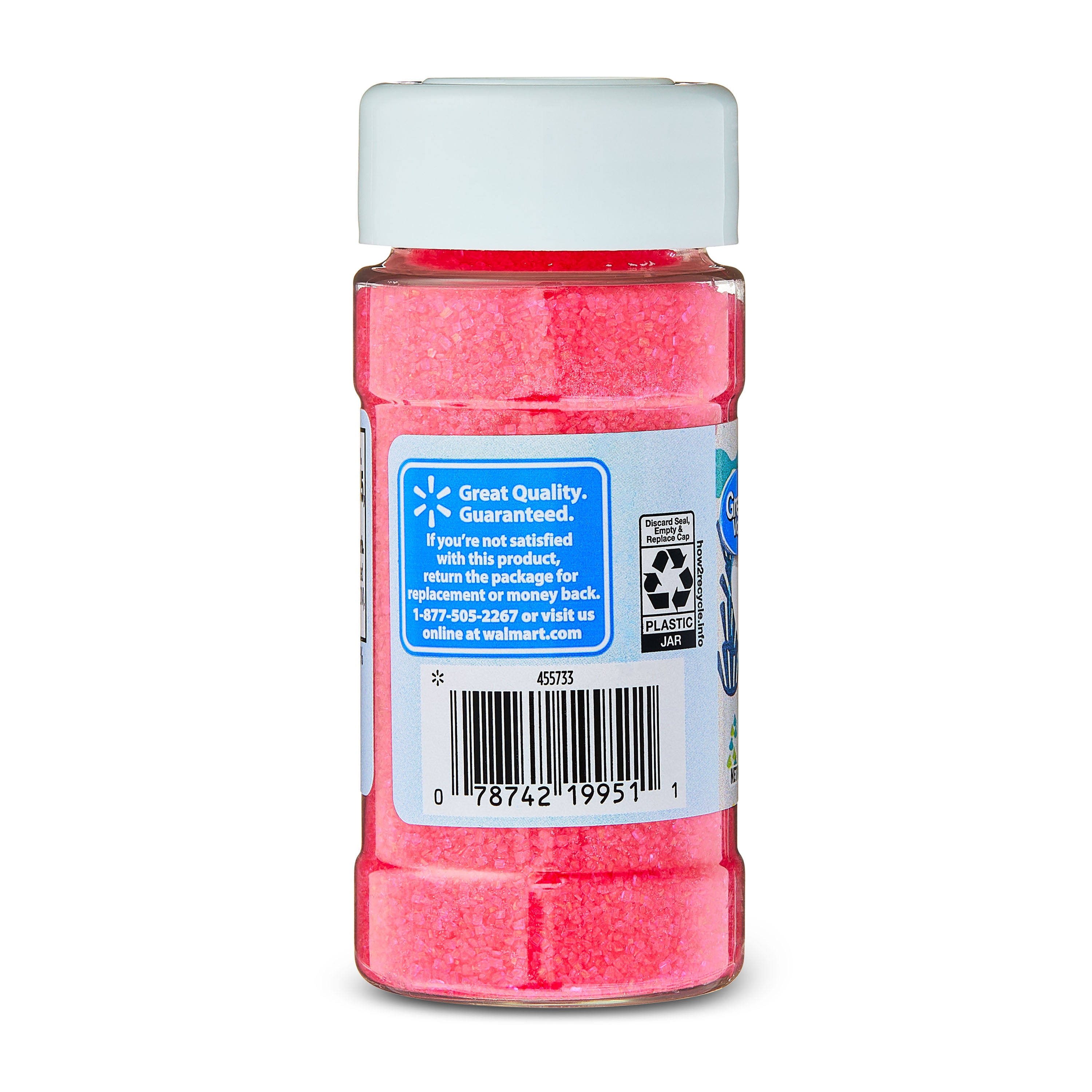 Great Value Pink Sanding Sugar, 3.7 oz