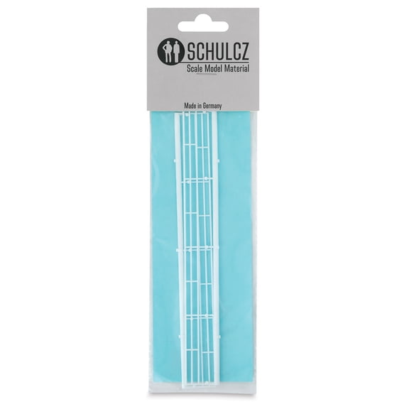 Schulcz Scale Model Building Parts - Balustrades, Pkg of 2, 1:100, 1/8"