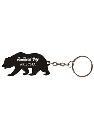  GRAPHICS & MORE Black Leather University of Arizona Official  Logo Keychain : Sports & Outdoors