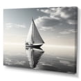 thumbnail image 2 of Designart "Serenity in Sailing with Sailboats II" Sailing Boat Wall Decor, 2 of 5