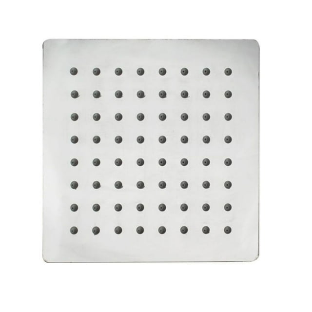 Regadera Cuadrada Sanplom 6" (15cm) Acero Inoxidable para Ducha Tipo Lluvia Plomeria
