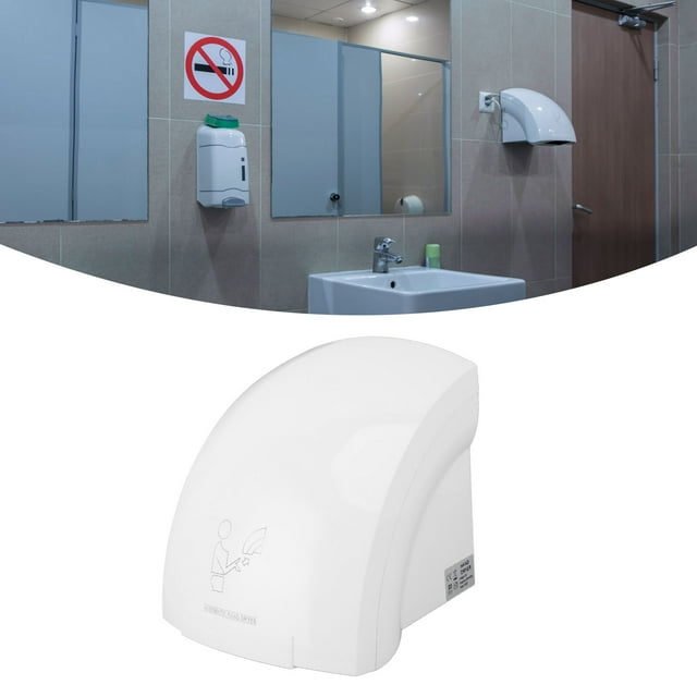 Electric Automatic Hands Dryer, 1200W Automatic Sensing Hand Dryers Electric Automatic Induction Hands Drying Device, 10S Fast Drying Commercial Electric Hot Air Hand Dryer