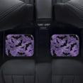 thumbnail image 4 of Renewold Bat Spider Web Violet Car Floor Mats Auto Carpet Rugs Set of 4, Anti-slip Universal Fit for SUVs Sedans Trucks, Halloween Car Interior Accessories for Women Men, 4 of 7