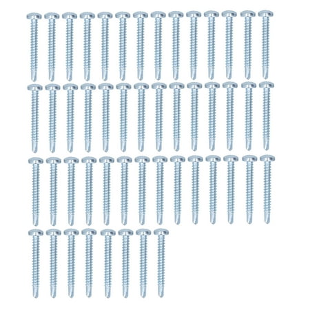 

Self Drilling Screw Carbon Steel Corrosion Resistant Easy to Tighten Self Drilling Screws Set For Sheet Metal Round Head Flat Head