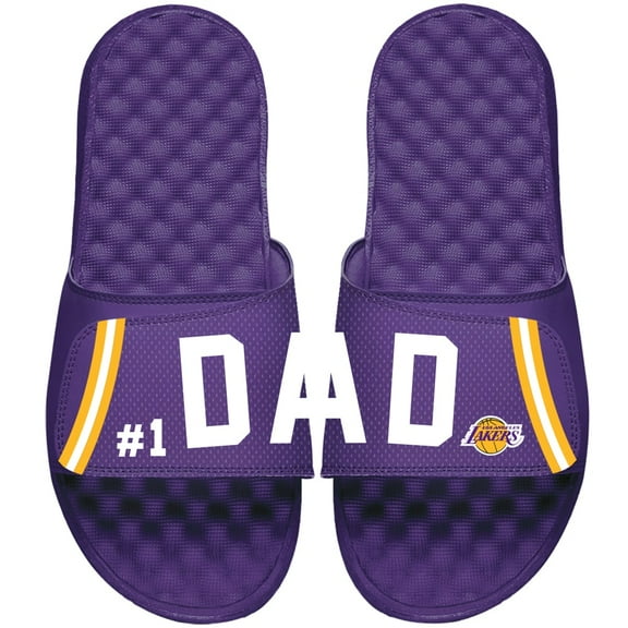 Los Angeles Lakers ISlide Dad Slide Sandals - Purple