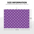 thumbnail image 3 of XMXY Dish Drying Mat for Kitchen Counter, Purple Rhombus Absorbent Coffee Cup Dishes Rack Drainer Mats, 18x24 Inches, 3 of 9