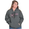 thumbnail image 5 of Hit Me Cupid Romantic Valentines Day Zip Hoodie Sweatshirt Women Brisco Brands 4X, 5 of 6