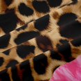 thumbnail image 4 of Manfei Leopard Print Shower Curtain 72Wx78L,Botanical Floral Bath Curtain, 4 of 6