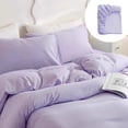 thumbnail image 2 of Hiroekza Disposable Non-Woven King Size Bed Sheet Set - Skin-fridly, Travel & Hotel Use, Portable, Thickened Purple, 2 of 5