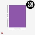 thumbnail image 6 of Bright Color Paper Regular 24lb - 1 Ream of 500 Papers Per Pack (8.5 x 11, Gravity Grape), 6 of 6