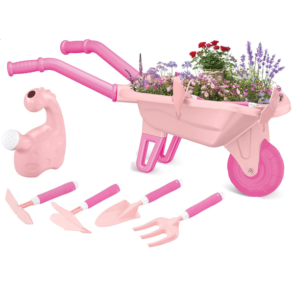 CPSYUB Children's Gardening Tool Set is suitable for children aged 3-8 as gardening tools and outdoor backyard toys as children's gifts