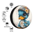 thumbnail image 4 of Naloa Cute Sunflower Blue Duck PVC Leather Spare Tire Wheel Cover for Car Truck SUV Camper Trailer Universal Fit many size16 inch, 4 of 6