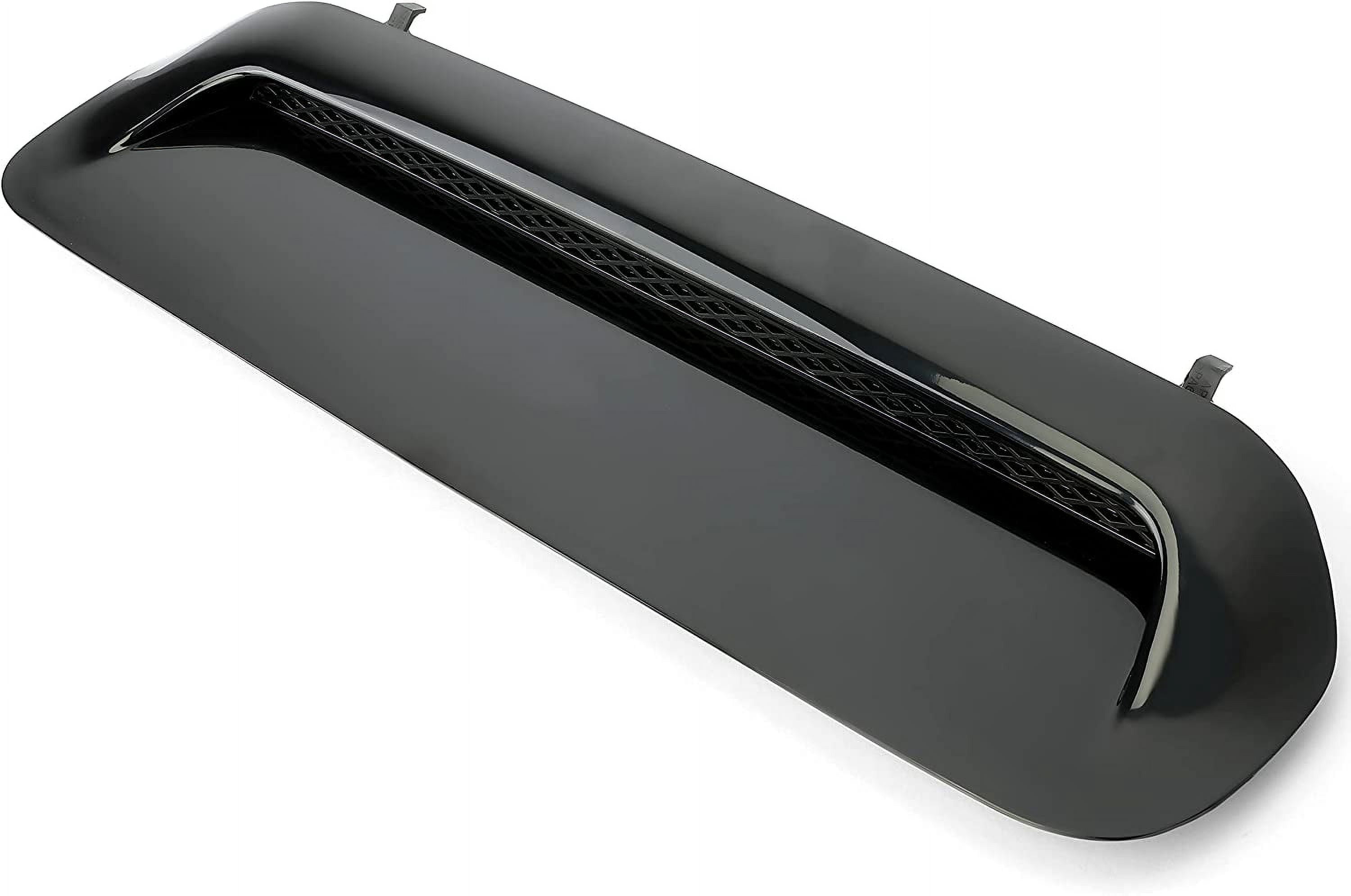 Ecotric Plastic Hood Scoop Upgrade Kit, Unpainted Black Compatible with 2010-2021 Toyota 4Runner