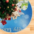 thumbnail image 5 of FMSHPON Happy EasterRabbitEggs Xmas Christmas Tree Skirt Stand Mat for Holiday Party Decoration Indoor Outdoor 36 inches, 5 of 6