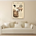 thumbnail image 4 of Black Rhinoceros Wall Art Knowledge Poster Educational Wall Art Vintage Prints Black Rhinoceros Infographic Poster Modern Chic Decor Painting for Living Room Unframed 16×24 in, 4 of 5