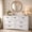 White-7 drawers, variant on 7 Drawers Dresser, 47" Wide Chest of Drawer, Modern Storage Organizer with Metal Handles, for Bedroom, Living Room, Hallway, Office, Entryway, White