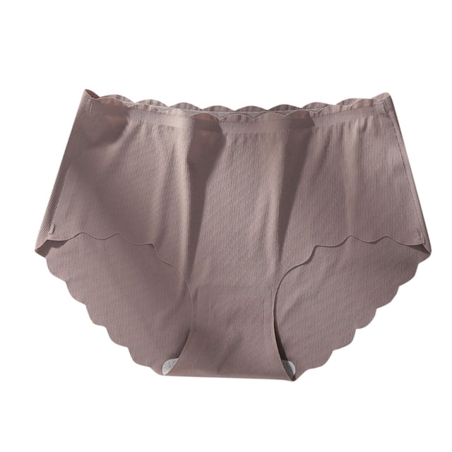 B91xZ Culotte Bikini en Coton pour Femmes Extensible Taille Basse, Khaki TG