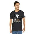 thumbnail image 5 of Funny Cats Beatles Crossing Parody T-shirt Abbey Road Parody Cat Shirt, 5 of 7