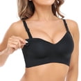 thumbnail image 1 of Sujetador de lactancia Momcozy Seamless Ultra Comfort Maternity Black, 1 of 7