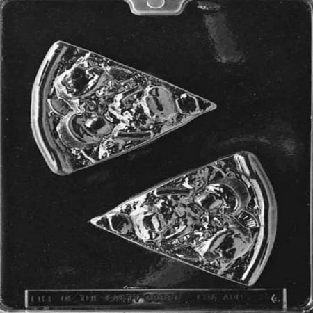 

Cybrtrayd Life of the Party K086 Pizza Slice Pie Chocolate Candy Mold in Sealed Protective Poly Bag Imprinted with Copyrighted Cybrtrayd Molding Instructions