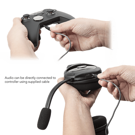PDP Xbox One, Afterglow AG 9 Stereo Wired Headset, Black, 048-056-NA