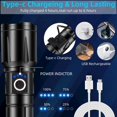 thumbnail image 4 of Lampe de Poche Rechargeable 120000 Lumens, Lampe de Poche la Plus Brillante avec 5 Modes Zoomable Imperméable, Lampe de Poche LED pour les Urgences, la Randonnée, le Camping, 4 of 7