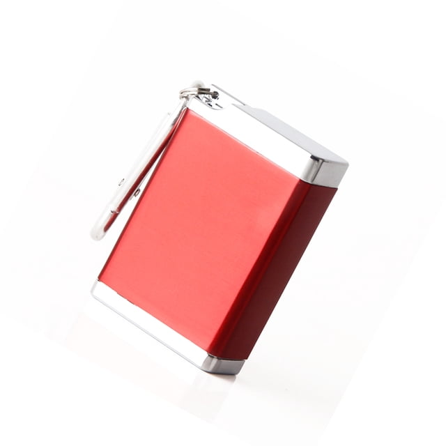 Naiovety Contenedor de cenizas para vehículos con tapa, llavero, accesorio Interior sin humo multiusos, cubo de basura de bolsillo cubierto con encendedores Naiovety HA065781-00