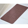 thumbnail image 3 of Brown Non-Slip Foam Bathtub Shower Mat With Suction Cups - 36" x 17", 3 of 3