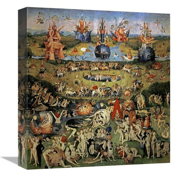 16 in. The Garden of Earthly Delights - Center Panel Art Print - Hieronymus Bosch