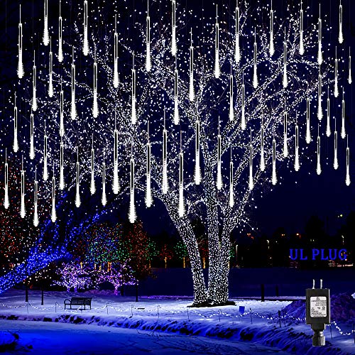 Kwaiffeo Christmas Lights Outdoor, Meteor Shower Lights Falling Rain