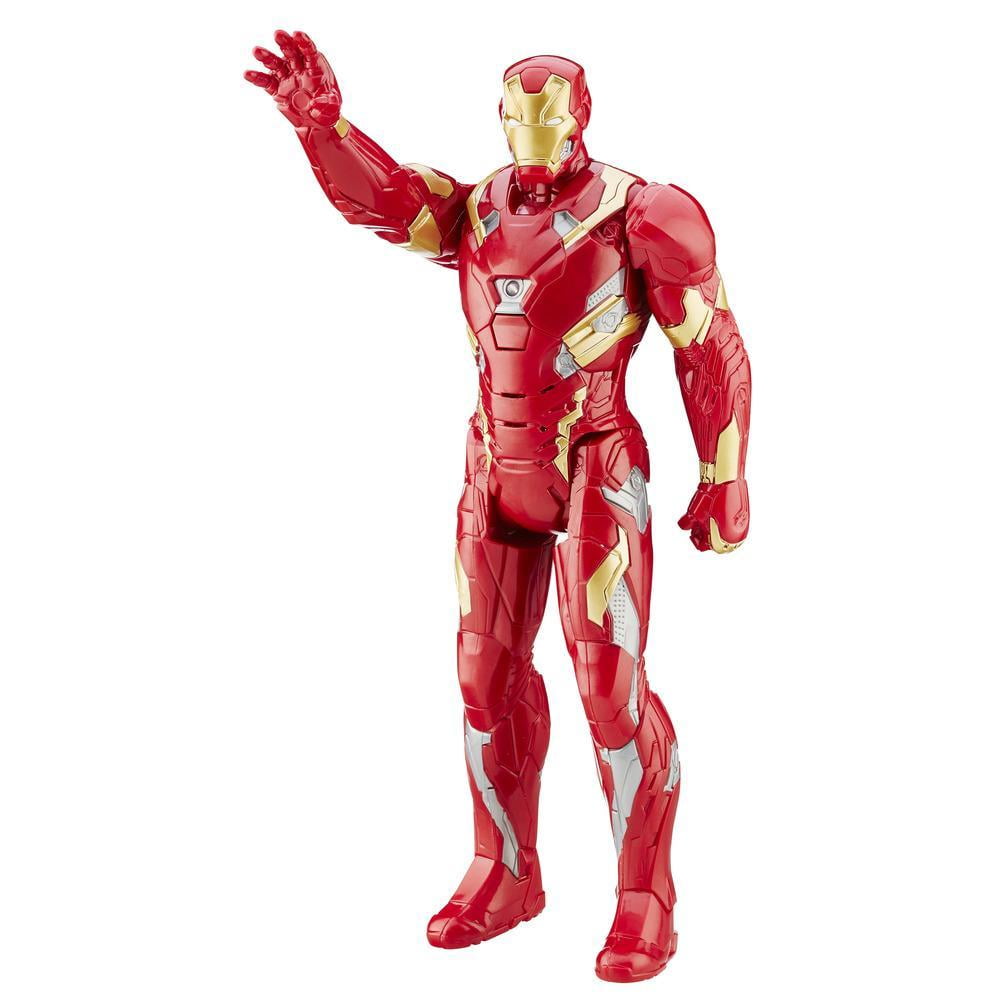 Marvel Action Figure Avengers Battlesuit Iron Man Titan Hero Series 12 inch 