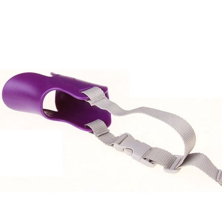 For Small Medium Large Dogs Leatherette Anti Bite Stop Barking Chewing Pet Breathable Muzzle Pet Supplies Puppy Mouth Covers Anti Bite Covers PURPLE L