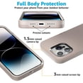 thumbnail image 4 of Case for iPhone 15 Pro Max Case | Taupe on Nude | Calm Beige | Bold Protective Design | Compatible with MagSafe, 4 of 5