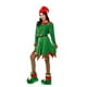 thumbnail image 5 of Inteprter Traje ligero y cómodo de Papá Noel del poliéster para el amplio del sistema completo de las mujeres Kits de decoración para fiestas verde l, 5 of 6