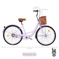 thumbnail image 2 of Bicicleta Urbana De Paseo R26 Doble Freno Vintage Canastilla Violeta violeta, 2 of 7