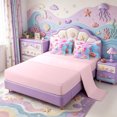 thumbnail image 3 of Manfei Axolotl Pattern 7-Piece Twin Bedding,Kawaii Amphibian Bedding Comforter Set,Pink Reversible, 3 of 7
