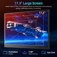 thumbnail image 5 of UPERFECT 144HZ Gaming Monitor W/ Kickstnd, 17.3" 1080P Portable Monitor for Laptop PS5 Nintendo Xbox, VESA Mountable, 5 of 11